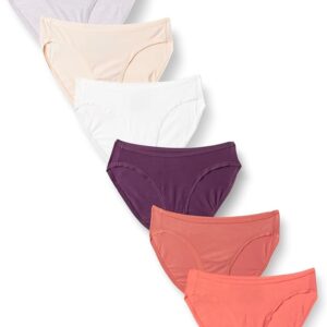 Amazon Essentials Women's Cotton Bikini Brief Underwear (Available in Plus Size), Multipacks