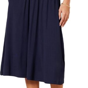 Amazon Essentials Women's Jersey Pull On Midi Length Skirt